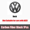 W129For Volkswagen VW Golf 4 MK4 Golf 5 MK5 Car Front Radiator Grille Logo Decoration Cover Rear Trunk Lid Badge Sticker Accessories