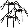 Halloween Glowing Big Spider Simulation Props Ornaments Decorative Toys Outdoor Garden Layout Scene Supplies