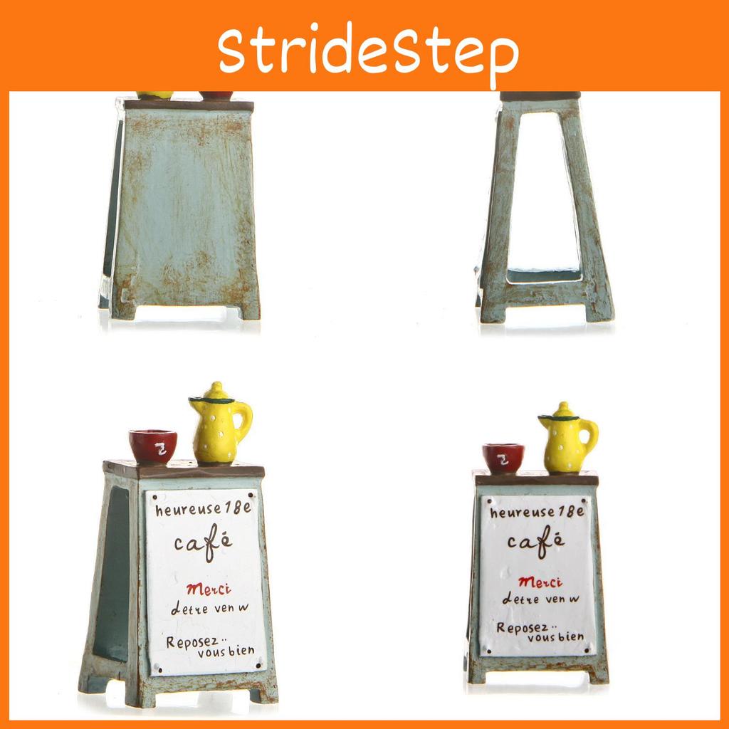 Creative Cup Teapot Billboard Mini Model Ornament For Micro Landscape Decor Prop