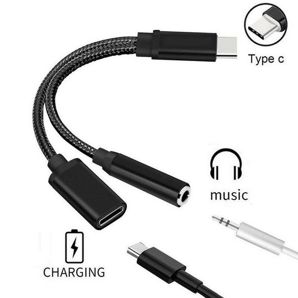 C to 3.5mm 3.5mm Jack Type-C To 3.5mm Connector Usb C Cable Audio Cables Type C To 3.5 mm Adapter