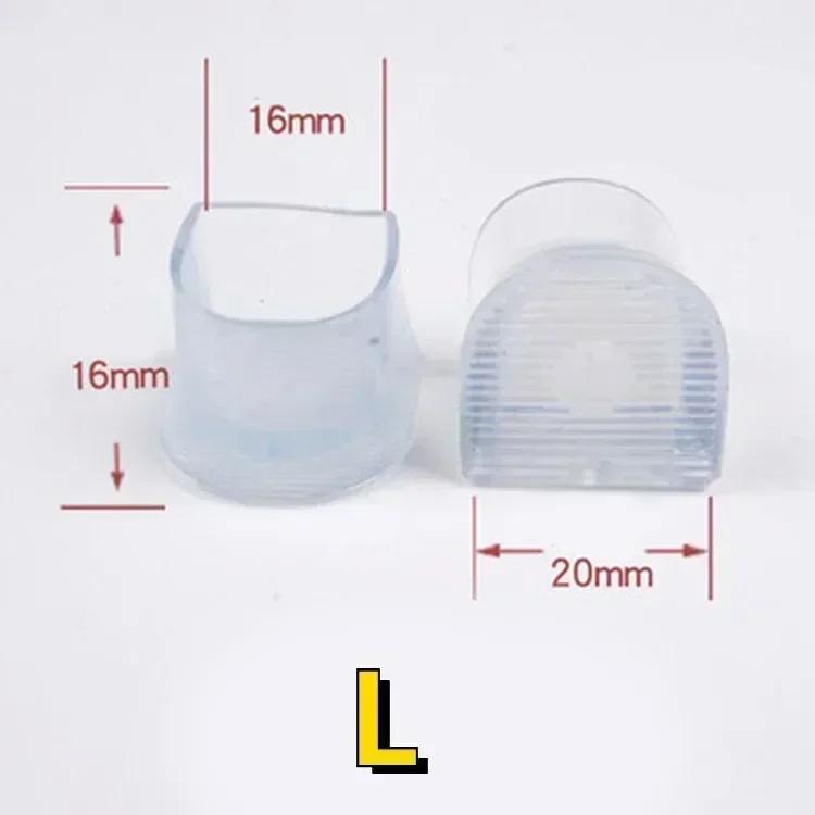2/20pcs Silicone Heel Protectors Stoppers Latin Stiletto Dancing Covers Antislip High Heeler Bridal Wedding Shoes Accessories