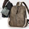 New Women Solid Color Backpack Fashion Casual Travel Women's Shoulder Bags Female Large Capacity PU Leather Retro Rucksack Purse