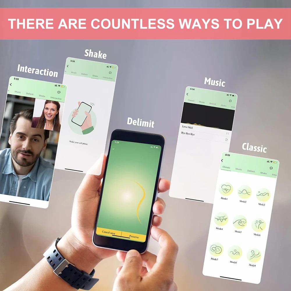 Wearable Clitoris Vibrator Mini Women Panties Vibrator Clit Stimulator APP Control Sex Toys for Couples Female Masturbator