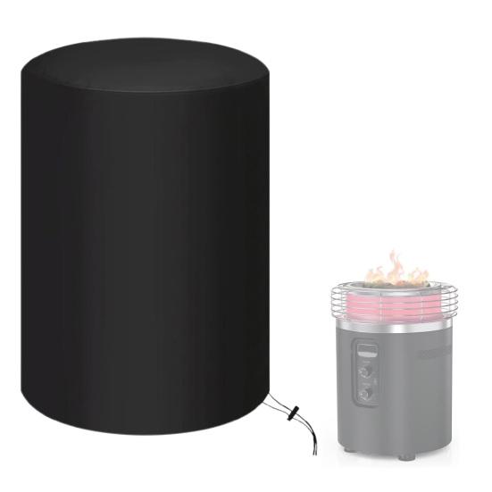 Firepit Cover Waterproof Outdoor Heater Cover with Drawstring Oxford Cloth Firepit Cover Protects Against Rain Dust Leaf for Ninja Fireside360 Patios