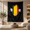 Decorative Tapestry,Germany National Football Team Printed Wall Art, Lightweight Wall Hanging For Bedroom Background
