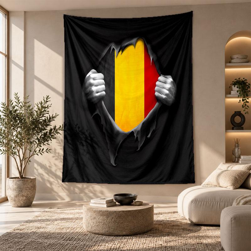 Decorative Tapestry,Germany National Football Team Printed Wall Art, Lightweight Wall Hanging For Bedroom Background