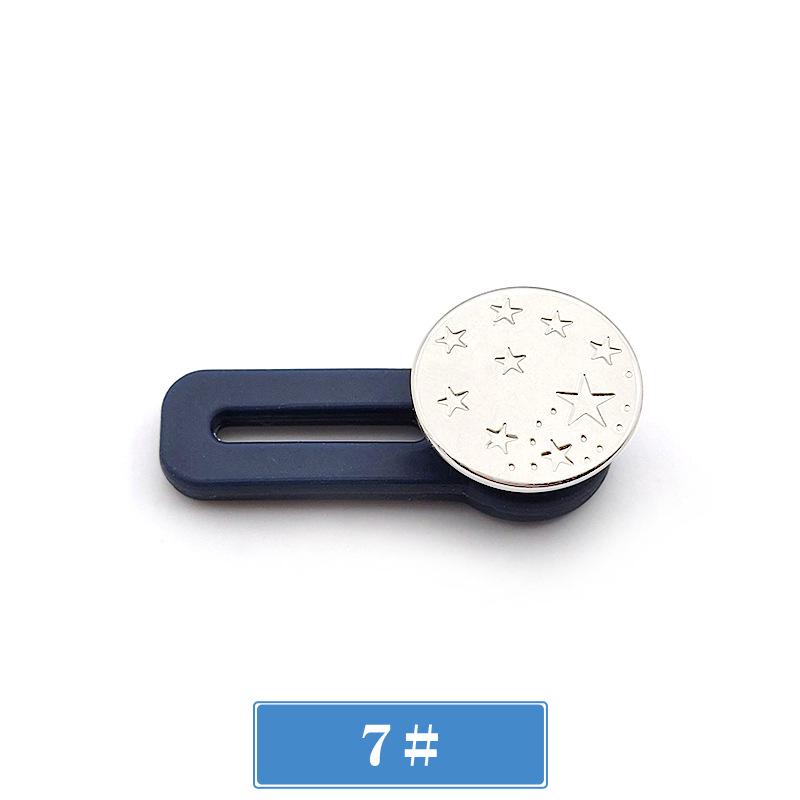 Adjustable No-Sew Waist Extension Button for Jeans