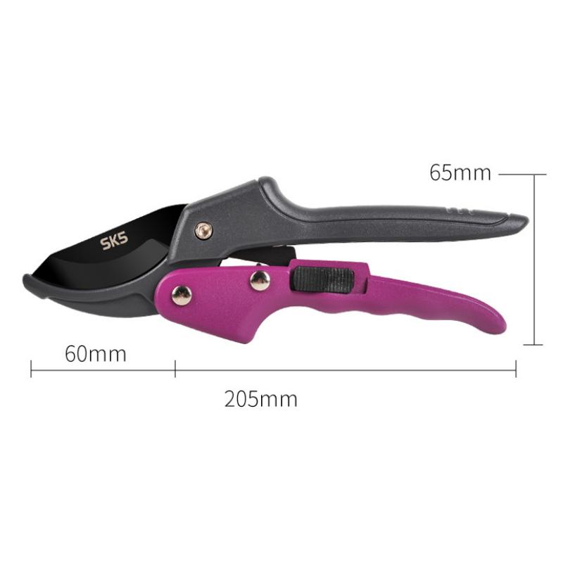 SK5 Plant Trimming Scissors Flower Stem Shears With Safety Lock And Labor-saving Spring Garden Trimming Scissor Anti-Slip Handle