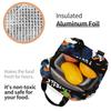 Cartoon Soccer Ball Football Insulated Lunch Bag Portable Lunch Container Thermal Bag Tote Lunch Box Food Storage Bags