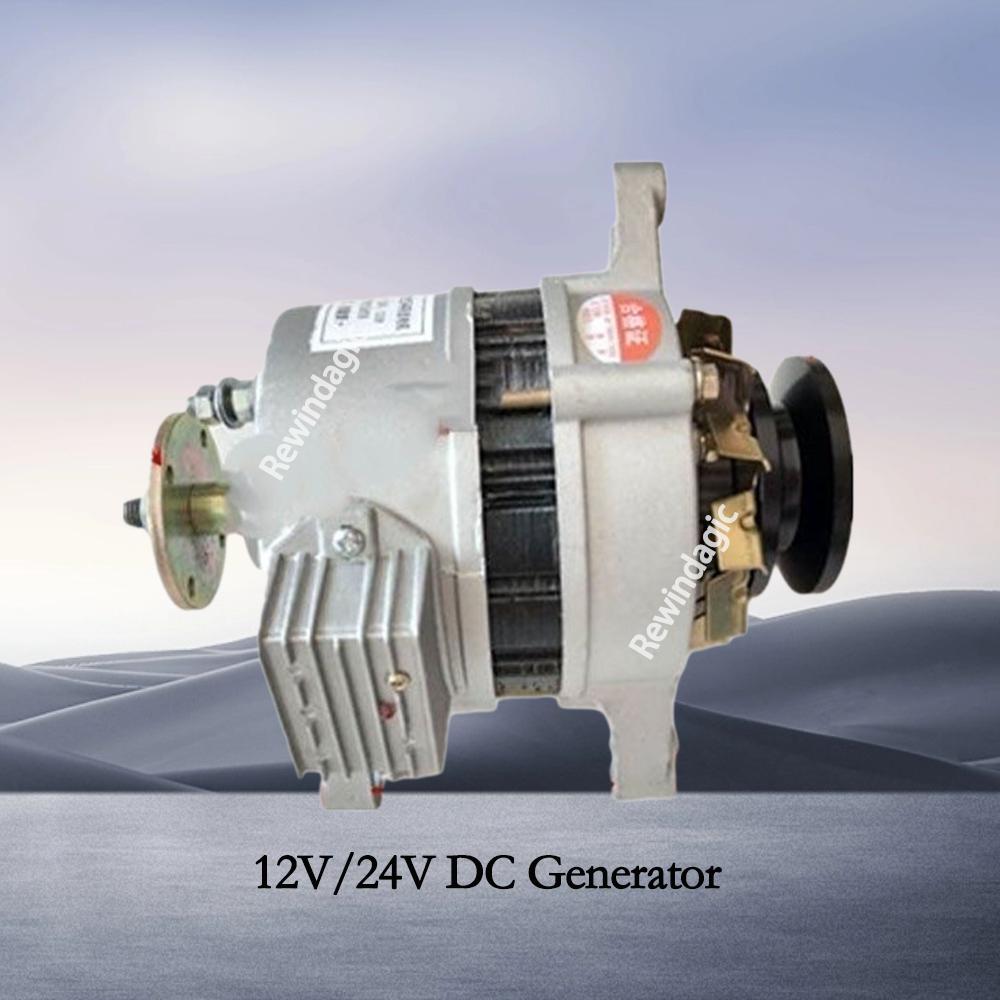Gerador de Alta Potência 2000W CC 12V 24V Ímã Permanente Sem Escovas Tensão Constante Doméstico Fio de Cobre Puro Núcleo Pequena Potência