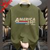 America 250th Anniversary Usa 250 Years Graphic T Shirts 4th Of July Shirt For Unisexs Tee Unisexs Clothing Cotton Plussize Casual
