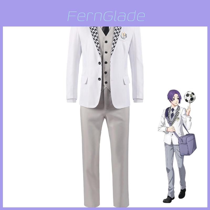 Blue Lock Reo Mikage Cosplay Costume Suit Pant Halloween Party Uniform