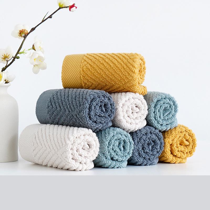 Soft Absorbent Combed Cotton Square Towel 100% Cotton Hand Towel for Baby Face Washing Thickened Household Square Scarf