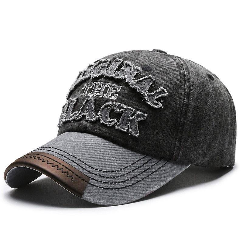 Retro Amerikanische Street Duckbill Baseballkappe mit großem Schirm & weichem Oberteil - Waschbar für Damen & Herren