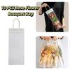 Transparent Transparent PVC Handbag Single Stem Fresh Flower Flower Packaging Bag Water Proof Hand-held Design