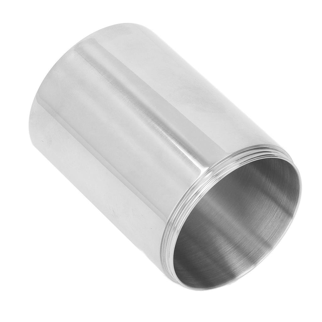 Tea Tin Thickened Round Slick Edge Rugged 304 Stainless Steel Tea Can for Sealing Storage