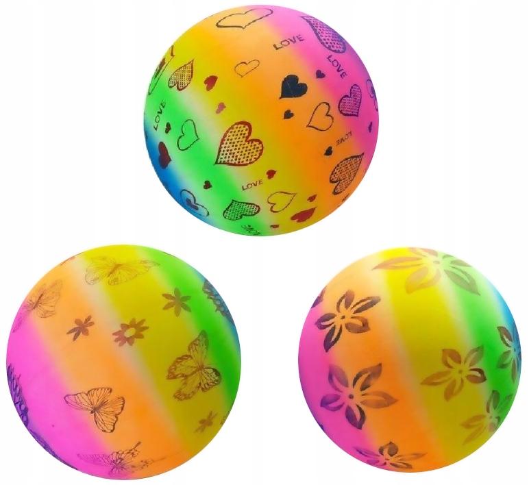 Large Inflatable Rainbow Beach Ball with Net
