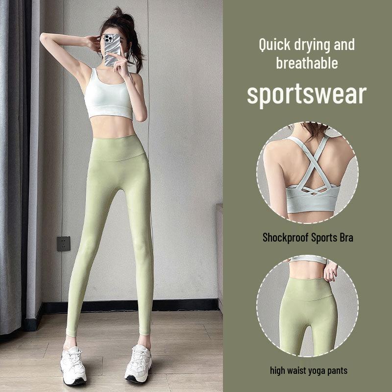 Women's 2024 High-End Yoga Suit: Three-Piece Pilates Set for Autumn/Winter Fitness