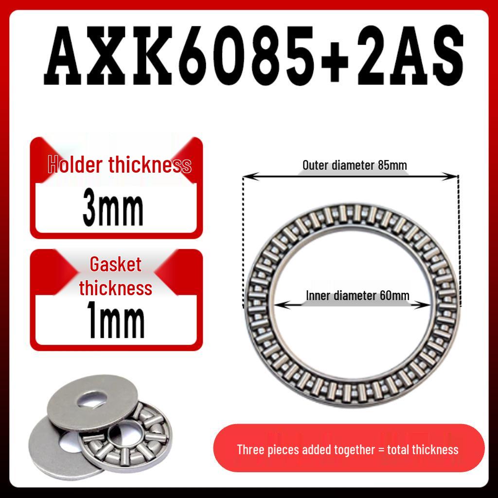 AXK Axial-Nadellager (Identifikation: 5-50 mm, Flach)
