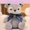 Bow Decoration Cute Deer And Bear Plush Toy Doll For Room Decoration And Gift