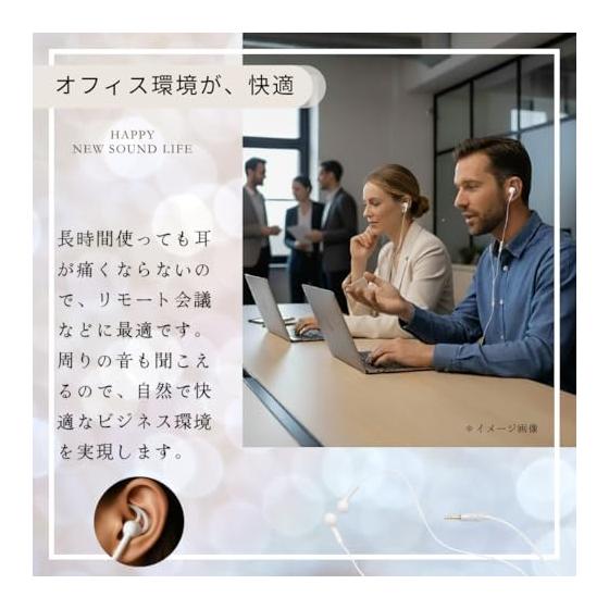 CCH Cartilage Conduction Earphones without Sound Ball Mic White CCH-K4-W Wired Earphones 3.5mm