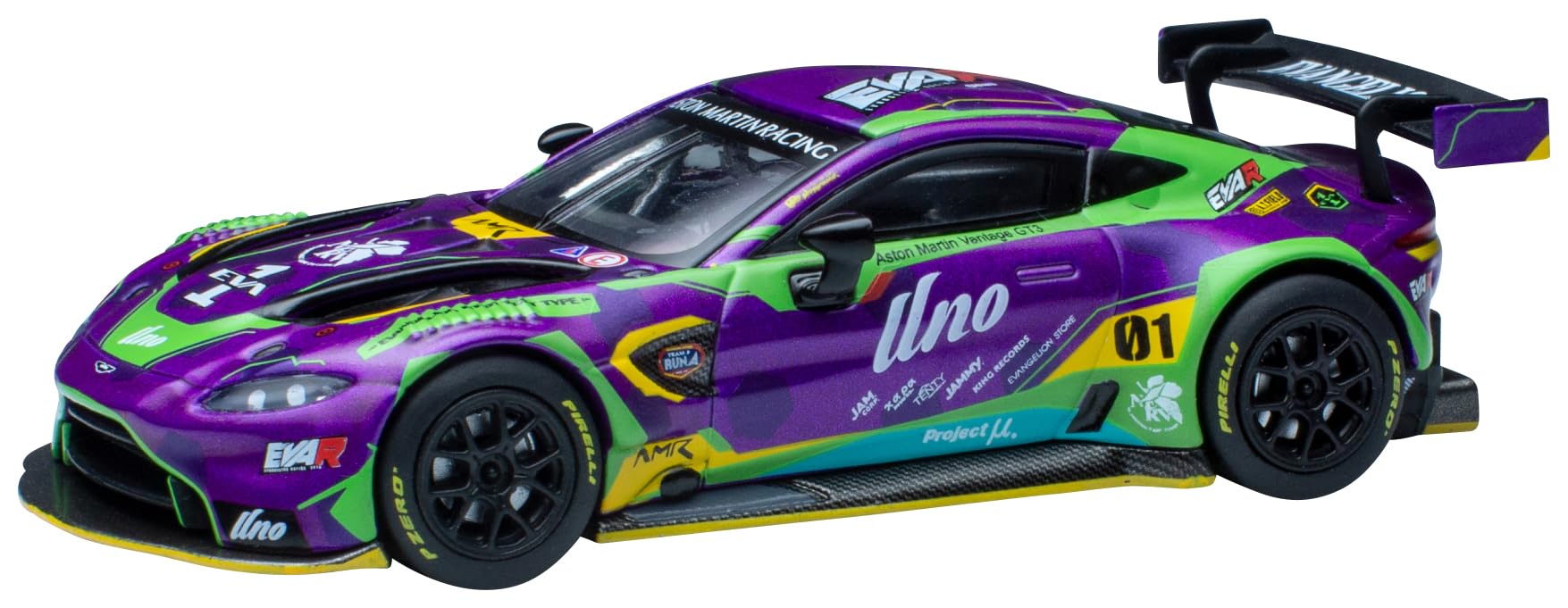 

Genesis Company POP RACE EVA RT TEST ASTON MARTIN GT3 Готовое изделие 1/64 ТИП-01