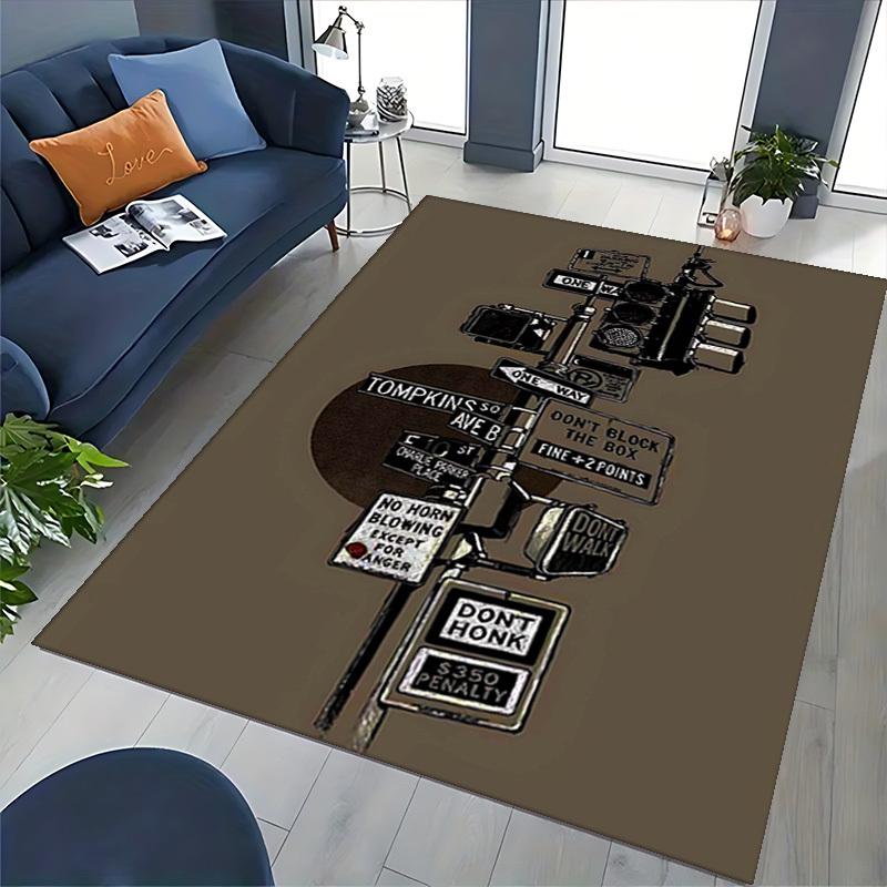 1 Stück Charlie Parker Place Bürostuhlmatte - Rutschfeste Teppichmatte für Schreibtisch, Feiertagsgeschenkidee, Geeignet für Wohndekoration, Wohnzimmer, Schlafzimmer, Spielzimmer, Meer