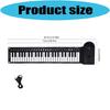 Built in Speaker 49 Key Piano Foldable Piano USB Connectivity Silicone Keys Practical Design for Home Entertainment