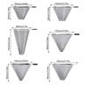 Stainless Steel Coffee Filter Drip Type Silver Reusable Coffee Filter Fine Mesh No Filter Paper Required Mesh Coffee Filter Cafe