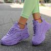 Fashion Women Pink Platform Sports Shoes Thick Sole Chunky Casual Shoes Women Spring Tennis Fashion Slip On Outdoors Walking Sneakers