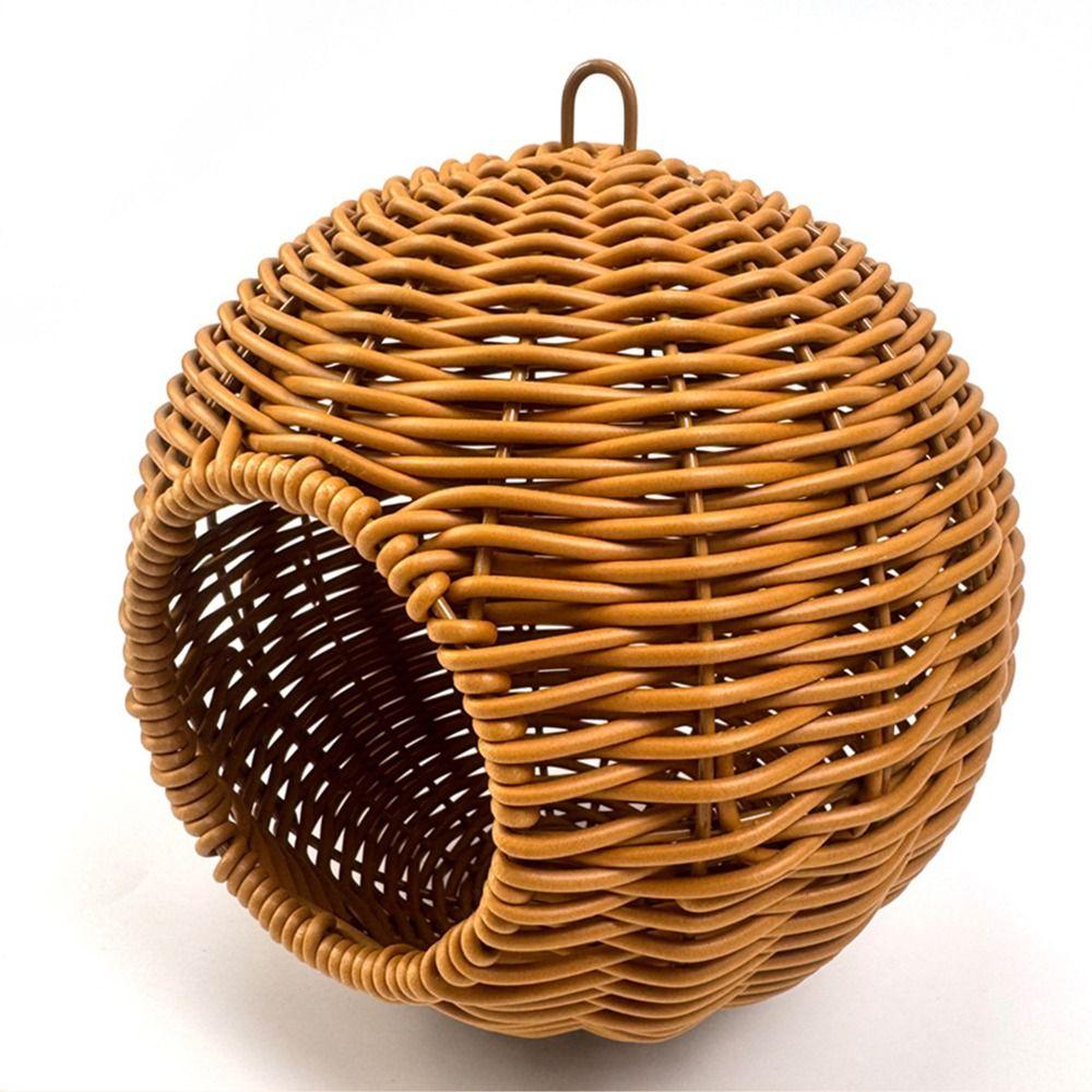 Comfortable Woven Bird Nest Breathable Bird Breeding House Bird Hammock for Cage Bird Breeding