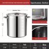 Xiangdong Commercial Food-Grade Stainless Steel Stockpot with Lid