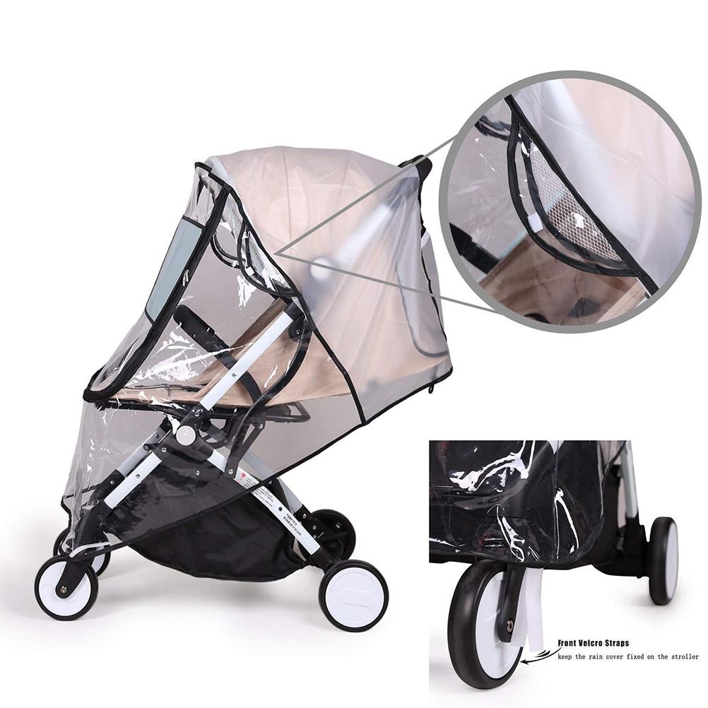 Transparenter Kinderwagen Regenschutz Universal Wasserdichter Schutz Baby Kinderwagen Buggy Kinderwagen Regenschutz