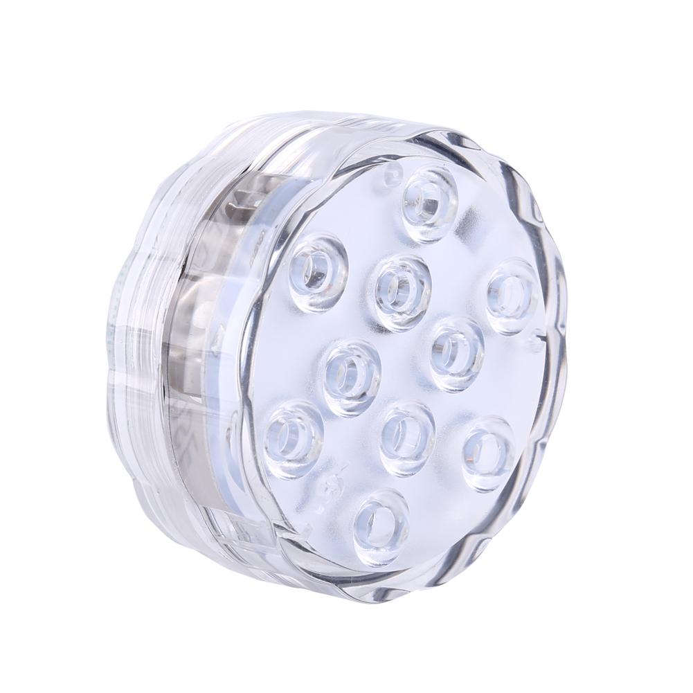 10 LED Colorful RGB Remote Controll Waterproof Aquarium Lights Decor Lamp