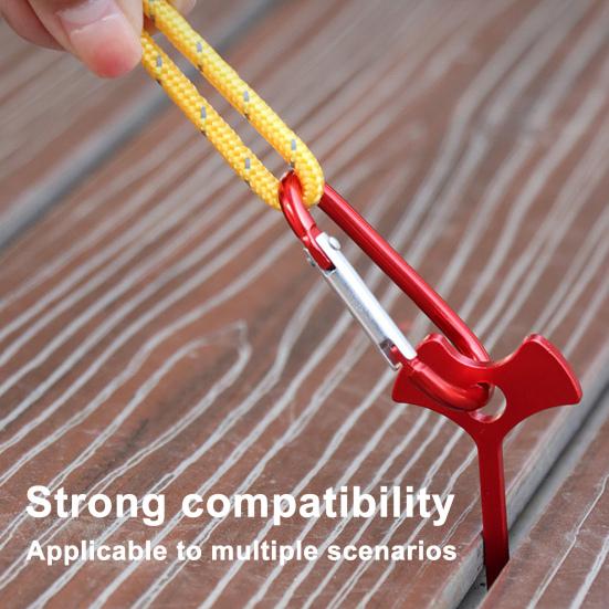 Fishbone Desk Tent Stake Heavy Duty Aluminum Alloy Outdoor Garden Camping Tarp Canopy Awning Windproof Board Plank Board Floor Spike Tent Peg