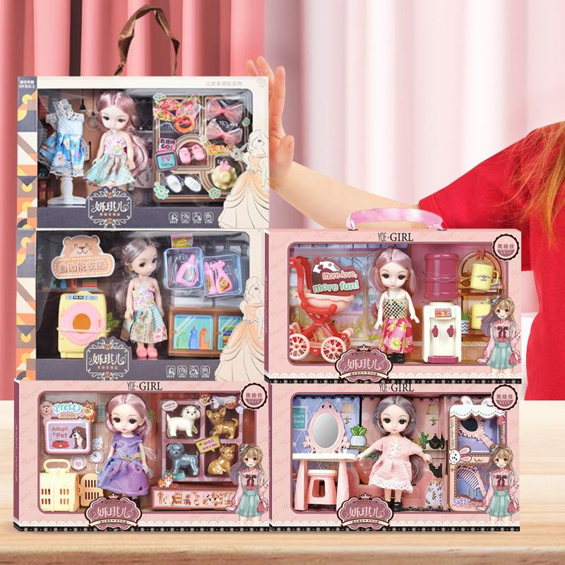 

Набор кукол Принцесса Кукла Подарочная коробка Маленькая девочка Игрушка