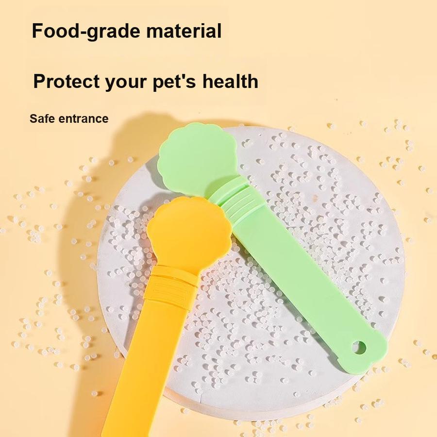 Cat Squeeze Bottle Feeder with Spoon for Cat Food, Pet Treats, and Food Scoops