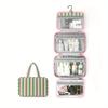 1pc Large Capacity Elegant Travel Cosmetic Bag Suitable for & - Polyester Storage, Spacious for Business Trip, Daily Use, Gift