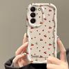 Custodie per Telefono per Samsung Galaxy A57 A56 A55 5G A15 A16 A35 A17 A37 A36 A54 S26 S25 S24 Ultra S22 Plus S23 FE Copertura con Fiocco di Ciliegia