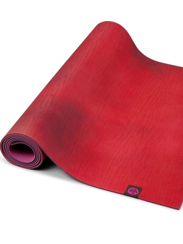 Manduka eKO Lite Yoga Mat Natural Rubber Shock Absorbing Durable Lightweight Pilates Training Large Size Stylish Popular Rooibos LE 3.0 (4mm)
