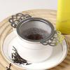 Patterned Ear Handles Environmentally Friendly Stainless Steel Durable Fine Filter Family Tea Strainer Filter