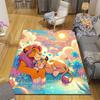1pc The Lion King Pattern Area Rug Soft Flannel Floor Mat for Living Room,Office,Bedroom and Carpet,Sofa Coffee Table Floor Mat