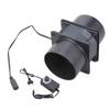 High Airflows 12V Ventilation Blower Fan With Removable ABS Housing For Grow Tents Server Cooling And DIYer Applications