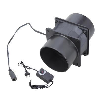 80mm 12V 1.35A Inline Einstellbarer Abluftventilator Geeignet für Schweißrauch 3D-Druckergehäuse Belüftung kleiner Räume