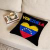 Venezuela Pride Print Cushion Cover Fabric Soft Furnishing,Pillowcase, Cushion Cover, Sofa Pillow, Home Decoration