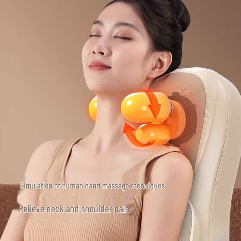 AUX Full Body Massage Cushion with Heat & Vibration CN plug (adapter included)
