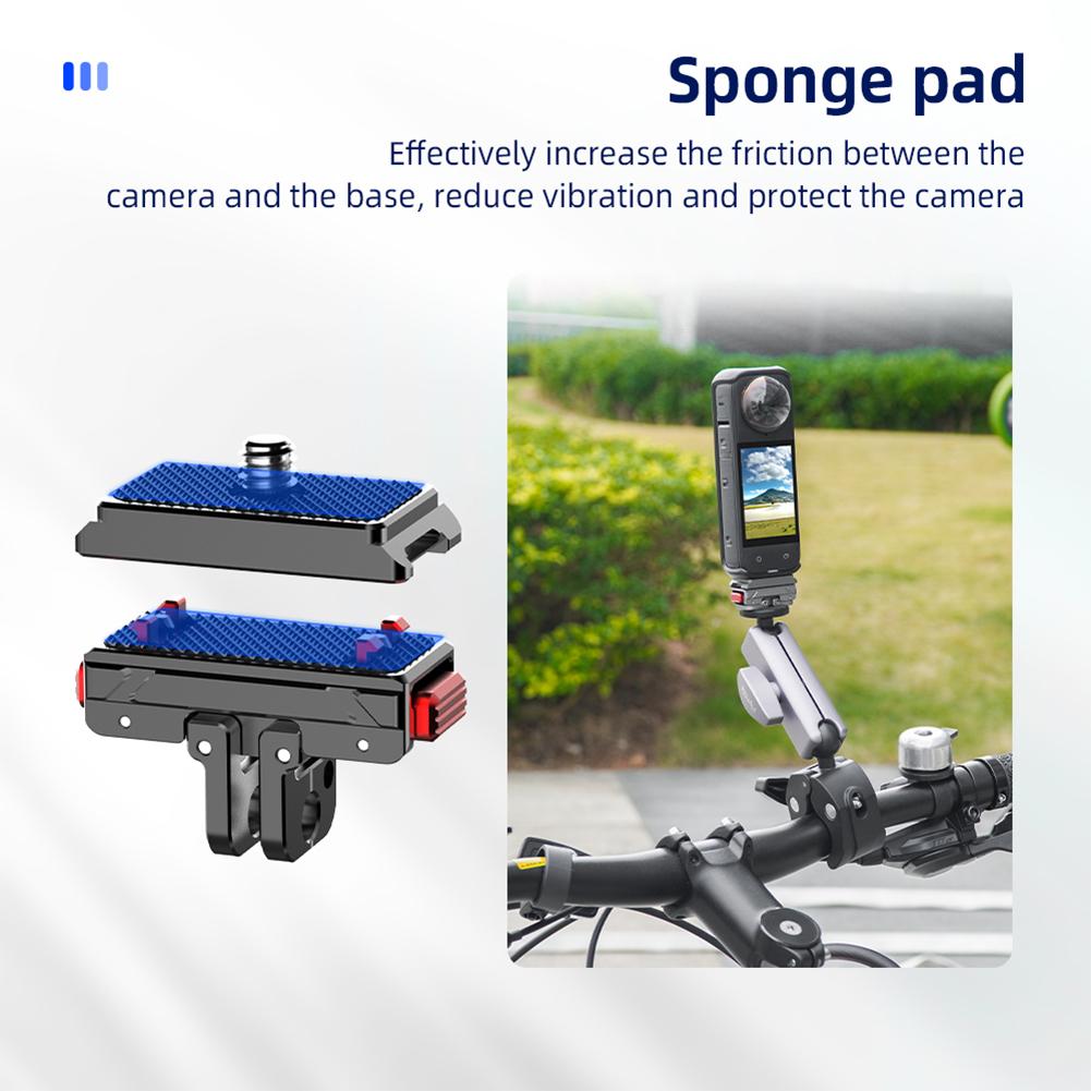 Quick Release Magnetic Adapter Base Mount for Insta360 Ace Pro 2 Protective Case 1/4 Screw Magnetic Adapter Mount Accessories