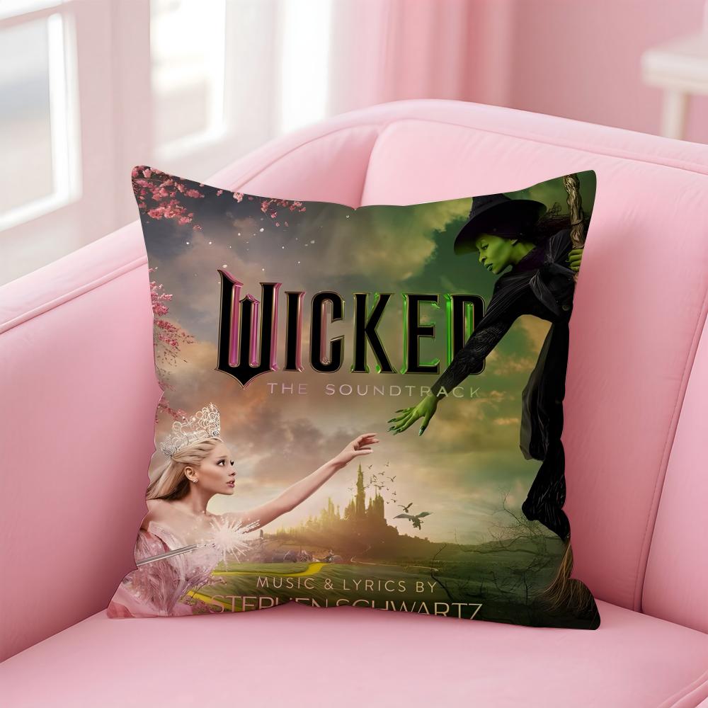 Epic Classic Dark American Movie WWicked Cushion Cover Pillowcase Short Plush Invisible Zipper Room Sofa Cushion Cover