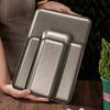 304 Stainless Stainless Steel Tray Square Shape Steak Dish Antique Dessert Plate  Restaurant Use