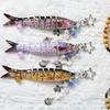 Artificial Fish Baits Keychains Lightweight Phone Lanyard Charm Accessory Unisex Bag Decoration For Outdoor Enthusiasts